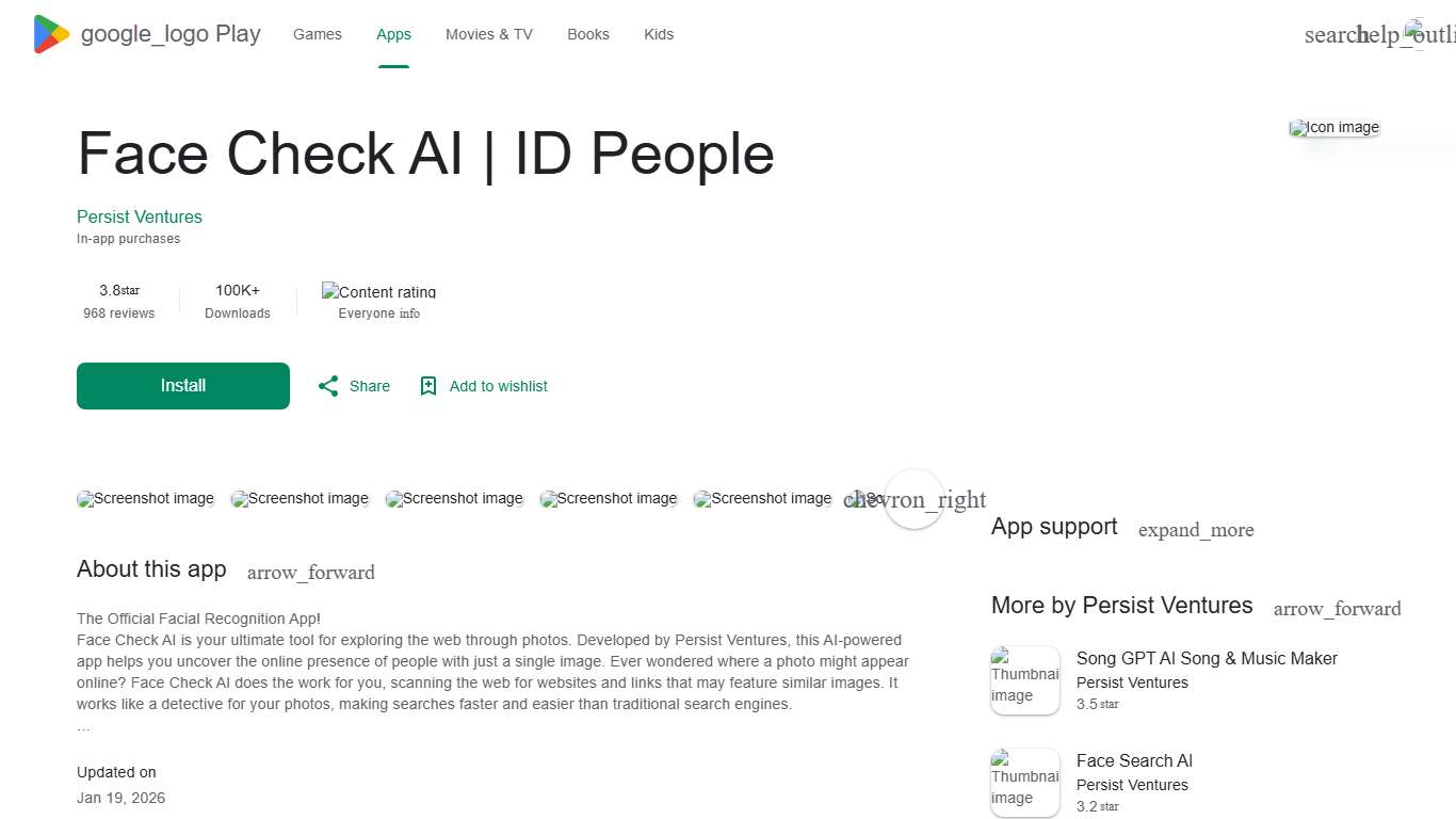 Face Check AI | ID People - Apps on Google Play